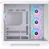 Thermaltake View 380 TG ARGB Snow White, Tower-Gehäuse weiß, Tempered Glass x 2