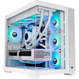 Thermaltake View 380 TG ARGB Snow White, Tower-Gehäuse weiß, Tempered Glass x 2