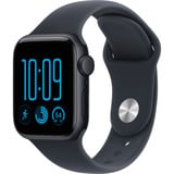 Apple Watch SE 3, Smartwatch schwarz, 40 mm, Sportarmband Navyblau S/M