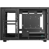 DeepCool CH260 WOOD, Tower-Gehäuse schwarz/holz, Tempered Glass