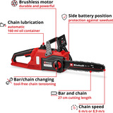 EINHELL Power X-Change Akku-Kettensäge FORTEXXA 18/30, 18Volt rot/schwarz, ohne Akku und Ladegerät