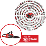 EINHELL Power X-Change Akku-Kettensäge FORTEXXA 18/30, 18Volt rot/schwarz, ohne Akku und Ladegerät