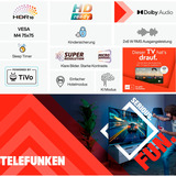 Telefunken XH32TP900S, LED-Fernseher 80 cm (32 Zoll), schwarz, WXGA, TiVo OS-Betriebssystem
