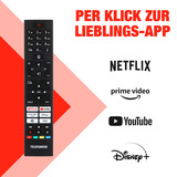 Telefunken XH32TP900S, LED-Fernseher 80 cm (32 Zoll), schwarz, WXGA, TiVo OS-Betriebssystem