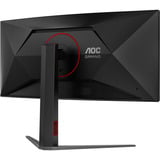 AOC CU34G4, Gaming-Monitor 86.4 cm (34 Zoll), schwarz (matt), WQHD, Fast-VA, Curved, Adaptive-Sync, AMD FreeSync Premium, 180Hz Panel