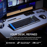 Corsair Vanguard AIR 99, Gaming-Tastatur schwarz, DE-Layout, Corsair OPX Low Profile