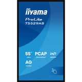 iiyama ProLite T5529AS-B1AG , LED-Monitor 139 cm (54.6 Zoll), schwarz (matt), UltraHD/4K, VA, Touchscreen, Android, USB-C