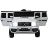 Jamara Ride-on Mercedes-AMG G 63, Kinderfahrzeug weiß, 12V