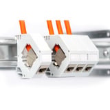 Digitus Professional Cat.7 S/FTP Verlegekabel simplex, B2ca orange, 1.000 Meter Trommel