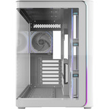 FSP M580 Plus, Tower-Gehäuse weiß, Tempered Glass