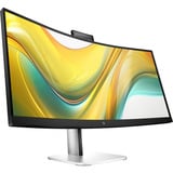 HP S5 Pro 534pm Konferenzmonitor, LED-Monitor 86.4 cm (34 Zoll), schwarz/silber, WQHD, VA, Curved, USB-C, USB-Hub, 100Hz Panel
