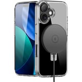 Nevox StyleShell SHOCKFlex mit Standfunktion, Handyhülle transparent, iPhone 17, kompatibel mit MagSafe