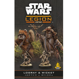 Asmodee Star Wars: Legion - Logray & Wicket, Brettspiel Erweiterung