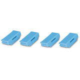 Lindy HDMI-Port-Schlüssel mit 4 Schlössern, Schloss Code Blau