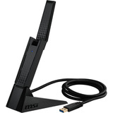 MSI AXE5400 WiFi USB Adapter, WLAN-Adapter schwarz