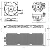 ARCTIC Liquid Freezer III Pro 360, Wasserkühlung schwarz