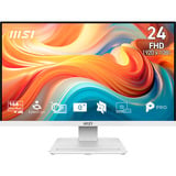 MSI PRO MP241WDE E14V, LED-Monitor 60.5 cm (23.8 Zoll), weiß, FullHD, IPS, HDMI, DP, VRR, 144Hz Panel