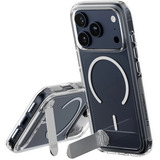 PanzerGlass CARE Kickstand Case, Handyhülle transparent, iPhone 17 Pro, MagSafe