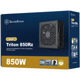 SilverStone Triton 850Rz, PC-Netzteil schwarz, 1x 12-Pin High Power GPU, 3x PCIe, Kabelmanagement, 850 Watt