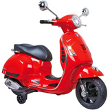 Jamara Ride-on Vespa GTS 125, Kinderfahrzeug rot, Lithium-Ionen-Akku