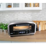 Unold Pizzaofen Enzo edelstahl/schwarz, 2.100 Watt, für Pizzen bis ca. Ø 32cm