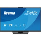 iiyama ProLite XB2797QSU-B1, LED-Monitor 68.5 cm (27 Zoll), schwarz (matt), QHD, IPS, HDMI, DP, USB-Hub, Ergonomischer Standfuß