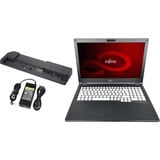 Fujitsu LIFEBOOK E559 Generalüberholt, Notebook schwarz, Intel® Core™ i5-8265U, Intel® UHD Graphics 620, 16 GB DDR4, 512 GB (512 GB SSD), Windows 11 Pro