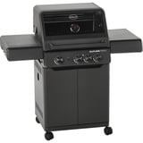 RÖSLE Gasgrill ALLFLAME Peer 3 schwarz, CRISPZONE (bis 450 °C), Vario+ Grillrostsystem