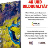 Telefunken D43U790B2CW, LED-Fernseher 108 cm (43 Zoll), schwarz, UltraHD/4K, Triple-Tuner, SmartTV, VIDAA-Betriebssystem