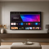 Telefunken D43U790B2CW, LED-Fernseher 108 cm (43 Zoll), schwarz, UltraHD/4K, Triple-Tuner, SmartTV, VIDAA-Betriebssystem
