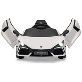 Jamara Ride-on Lamborghini Revuelto 2,4GHz, Kinderfahrzeug weiß, Fernsteuerung, Lithium-Ionen-Akku