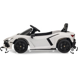 Jamara Ride-on Lamborghini Revuelto 2,4GHz, Kinderfahrzeug weiß, Fernsteuerung, Lithium-Ionen-Akku