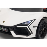 Jamara Ride-on Lamborghini Revuelto 2,4GHz, Kinderfahrzeug weiß, Fernsteuerung, Lithium-Ionen-Akku