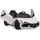 Jamara Ride-on Lamborghini Revuelto 2,4GHz, Kinderfahrzeug weiß, Fernsteuerung, Lithium-Ionen-Akku