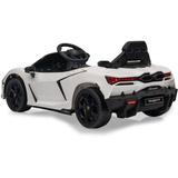 Jamara Ride-on Lamborghini Revuelto 2,4GHz, Kinderfahrzeug weiß, Fernsteuerung, Lithium-Ionen-Akku