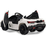 Jamara Ride-on Lamborghini Revuelto 2,4GHz, Kinderfahrzeug weiß, Fernsteuerung, Lithium-Ionen-Akku