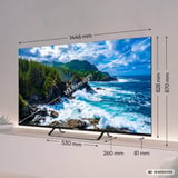 Medion LIFE MD 865701 Google TV, QLED-Fernseher 163.9 cm (65 Zoll), schwarz, UltraHD/4K, Triple Tuner, Chromecast built-in