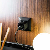 Shelly Plug M Gen3, Schaltsteckdose schwarz, 4er Pack