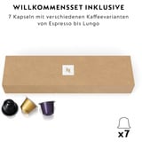 DeLonghi Nespresso Inissia EN 80.CW, Kapselmaschine creme