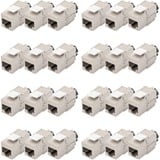 Digitus Cat.6a Keystone-Modul, geschirmt silber, 24 Stück, mit intelligentem Kabelmanager