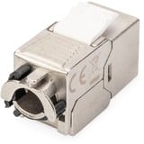 Digitus Cat.6a Keystone-Modul, geschirmt silber, 24 Stück, mit intelligentem Kabelmanager