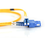 Digitus LWL Patchkabel, Duplex, LC > SC Stecker, Singlemode OS2 gelb, 5 Meter