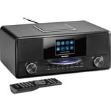 Karcher DAB 9000CDi, Kompaktanlage schwarz, Internetradio, DAB+, UKW, CD/MP3-Player, Bluetooth, USB, Wecker