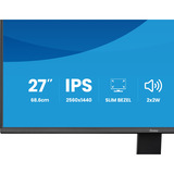 iiyama ProLite X2791QS-B1, LED-Monitor 68.5 cm (27 Zoll), schwarz (matt), QHD, IPS, HDMI, DP, Lautsprecher