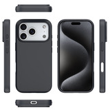 Nevox StyleShell SHOCK, Handyhülle schwarz, iPhone 17 Pro  / iPhone 18 Pro, kompatibel mit MagSafe