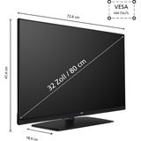 JVC LT-32VF5355, LED-Fernseher 80 cm (32 Zoll), schwarz, FullHD, Triple Tuner, Smart TV, TiVo Betriebssystem