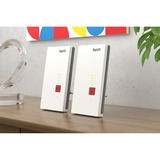FRITZ! Mesh-Set 2700 2er-Pack, Repeater weiß/grau, Wi-Fi 7 mit bis zu 6,5 GBit/s