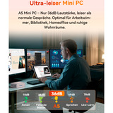 GEEKOM A5, Mini-PC champagner, Windows 11 Pro