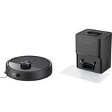 Roborock Q7 TF+, Saugroboter schwarz, Mit RockDock Plus Dockingstation