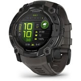 Garmin Instinct 3 - 50 mm, AMOLED, Smartwatch Black, Silikon-Armband
